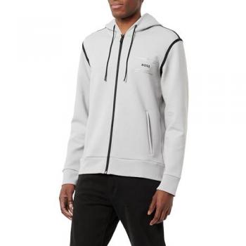Hugo Boss Sweatjacke Green “Saggy Tape” Grau Pastell Größe M