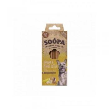 SOOPA - Bastoncini Dentali Banana e Burro di Arachidi 100 G