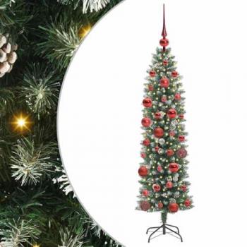 Arbre de Noël Artificiel 150 cm avec 150 LED Vert et Blanc