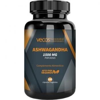 Extracto seco de Ashwagandha 1500mg 100 cápsulas vegetales - Vecos