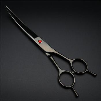 Pet Beauty Scissors - Universal Curved Cut Straight Hair Tools in 5 Colors