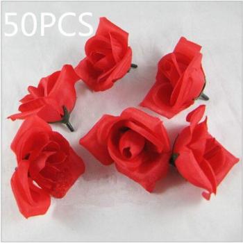 2-Layer Faux Rose Flower, Triangular Head, Valentine's Day Setup