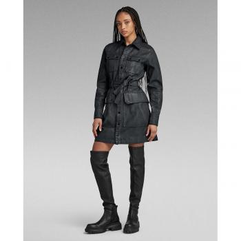 G-Star RAW Women's Utility Dress - Grey Cotton - Size S