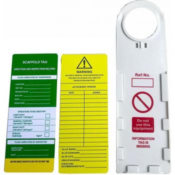 Support d'inspection de sécurité pour échafaudages