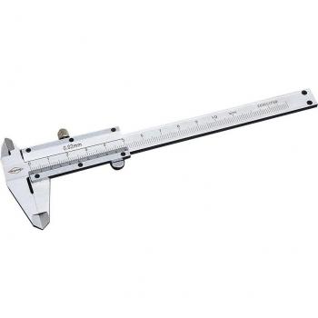 Mini Edelstahl Messschieber 0–100 mm, 0,02 mm Präzision – Saug‑Werkzeug für Werkstatt