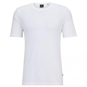 Camiseta Regular Fit Hombre Boss Tiburt 240 Blanco XL