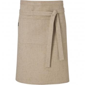 Tablier Mora JOBELINE en tissu sable, dimensions 60×100 cm
