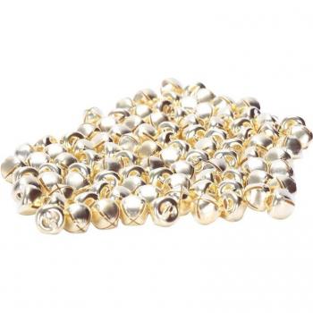 Béatilles de Cloche Dorées 12 mm Ensemble 100