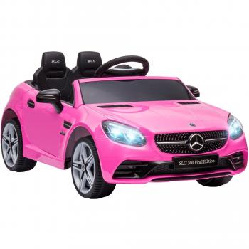 Aiyaplay Coche Eléctrico Mercedes SLC 300 12V Rosa con Licencia