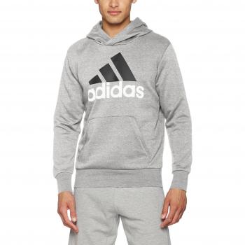 Adidas ESS LIN P/O FT Sudadera con capucha Hombre Gris S98775