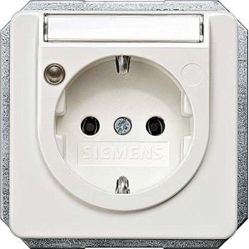 Siemens Schalterprogramm Schutzkontakt-Steckdose Delta Weiß 5UB1472