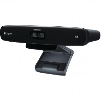 Logitech TV CAM HD - Webcam sin cables para transmisión en vivo en Full HD y con micrófono integrado, diseño compacto en negro