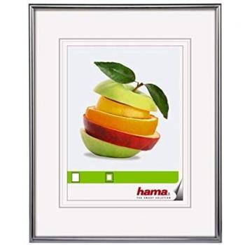 Hama Bilderrahmen Sevilla 20 x 28 cm (mit Passepartout, silber)