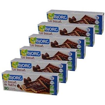 Bjorg Biscuits Naturels - Sans Huile de Palme - 150 g - Pack de 6