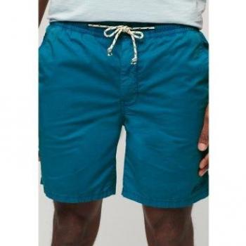 Pantaloni Corti Superdry Quayside Blu Uomo XL
