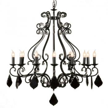 Verdace Barozzi: Candelabro Múltiple Negro