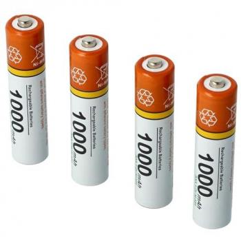 Pack de 4 batteries AAA micro 1,2 V 1000 mAh – Siemens Gigaset S440/ S150/ S44/ S79H/ S100/ S445