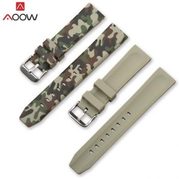 Bracelet de Montre Étanche en Caoutchouc