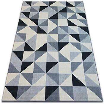Scandi Triangle Grey Rug 120x170 cm