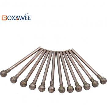 GOXAWEE 10pcs Diamond Burs for Dremel Rotary Tool