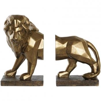 Stojak na książki DKD Home Decor Lew Transparentny