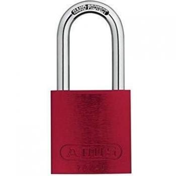 ABUS 72/40mm Aluminium Padlock Red Keyed Alike