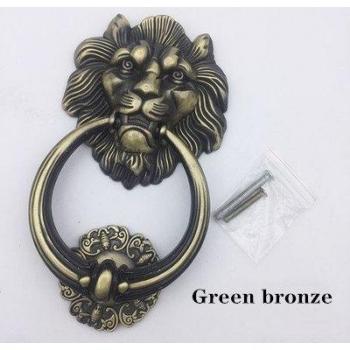 Lionhead Door Kicker - 20cm x 11.5cm Antique Home Decor