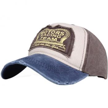 Denim Sports Cap with Sun Visor for Outdoor Exercise (54-58cm)
