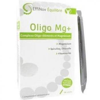 Oligo Mg+ arôme Citron - Activité physique ou intellectuelle intense - 14 sticks