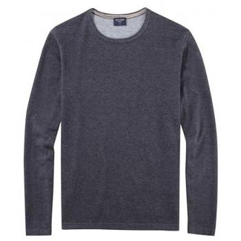 OLYMP Rundhalspullover »OLYMP Strick Casual«, Crew Neck