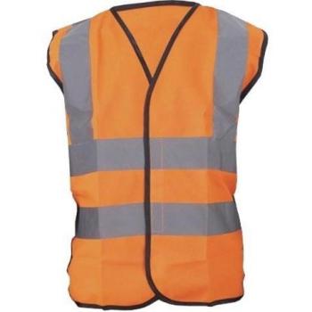 Yoko Hi-Vis Children's Safety Jacket 4-6 Years Orange