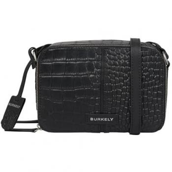 Burkely Cool Colbie Leder Crossbody Bag – 20 cm Schwarz