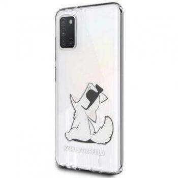 Fundas de lujo Karl Lagerfeld Klhca31cfnrc para Samsung A31 gris