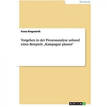 Vorgehen in der Prozessanalyse anhand eines Beispiels Kampagne planen