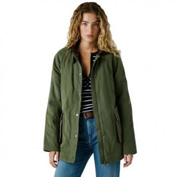 Pepe Jeans Chaqueta Casual Verde XS - Impermeable y Acolchada