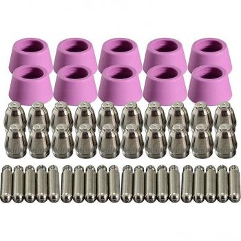 Pack 50 pièces Plasma Cutter – torche et consommables (AG‑60, SG‑55, WSD‑60, coupe ajustée‑60, LGK‑60)