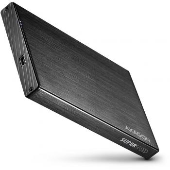 Axagon EE25‑XA3 2.5” Enclosure for HDD & SSD (Black)