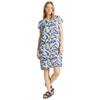 Cecil Casual Kleid - Weiß - 100% Viskose - Gr. M