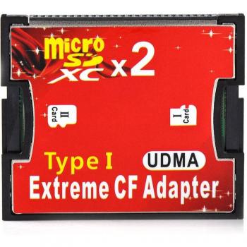 Kompakter CF-Kartenleser für Mikro-SD und SDHC