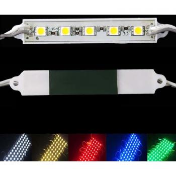 5 Color Waterproof LED Strip Light with 5 SMD 5050 Bulbs