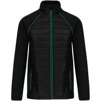 Giacca DayToWork Bimateriale Unisex Nero Argento XXL