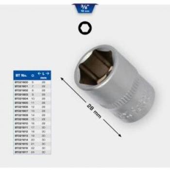 Douille 6 pans 3/8', 7 mm