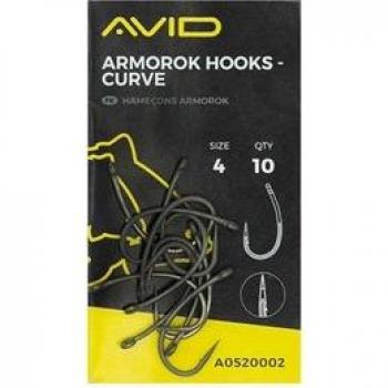 Avid Carp Armorok Size 2 Barbed Curve Hooks