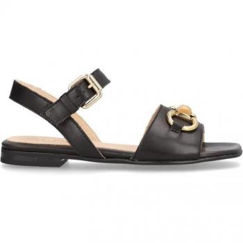 Sandalias planas Alpe para mujer en color negro