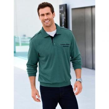 Smaragdgrünes Sweatshirt für Männer Gr. 48/50