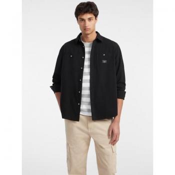 Chemise Noire Guess avec Poche XL