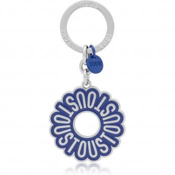 Llavero Tous Flor Circular Azul