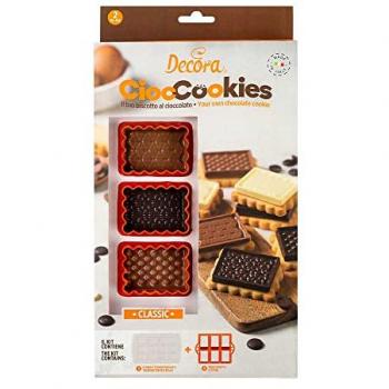 Set 101 formine per biscotti in plastica lettere numeri e forme varie Wilton
