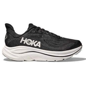 Hoka Clifton 10 Running Shoes Masculinos en Negro-Blanco – Talla 45(1/3)