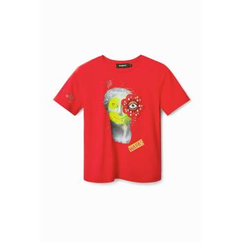 Maglia Arty Desigual L in Cotone Rosso